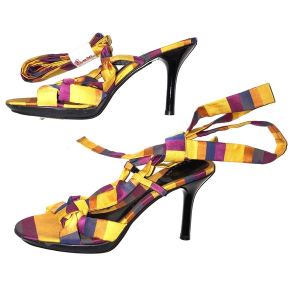 KENNETH COLE ANKLE WRAP HEELS - Picture 5 of 6